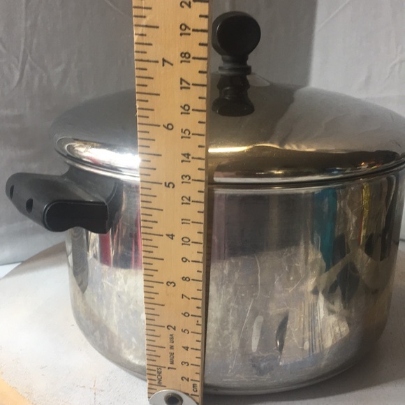 Farberware Aluminum clad stainless 4 quart stock pot - Picture 3 of 9